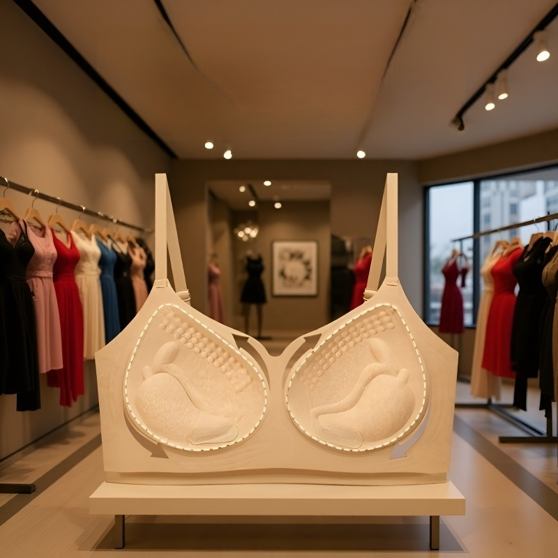 حمالة صدر مع ياقة مخفية بنمط تجميعي