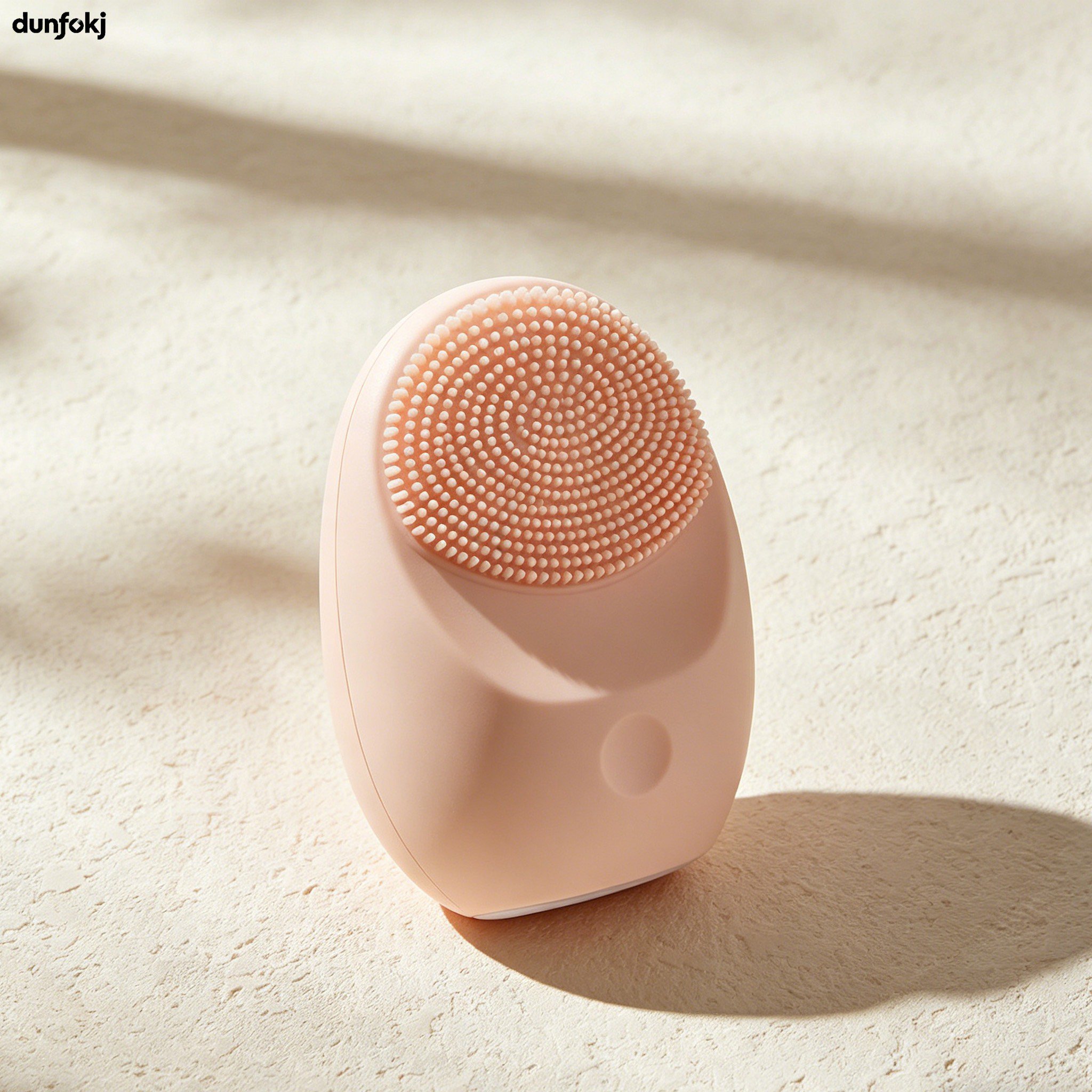 Gentle silicone face brush for deep pore cleaning