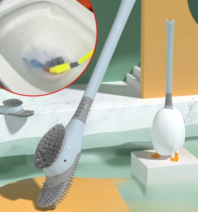 Tauchenten-Toilettenbürste ohne tote Winkel