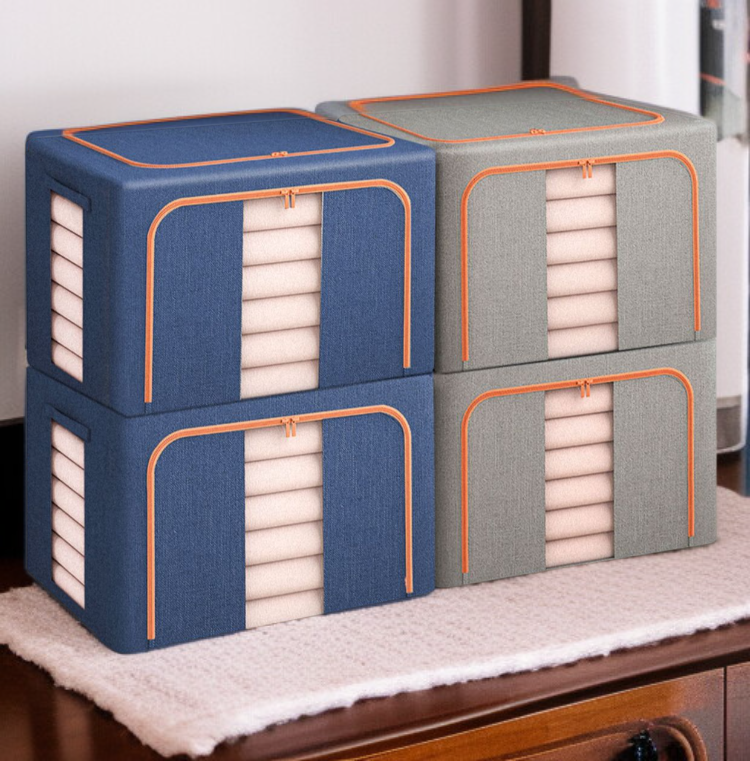 철골 대용량 두꺼운 수납함 전체 모습