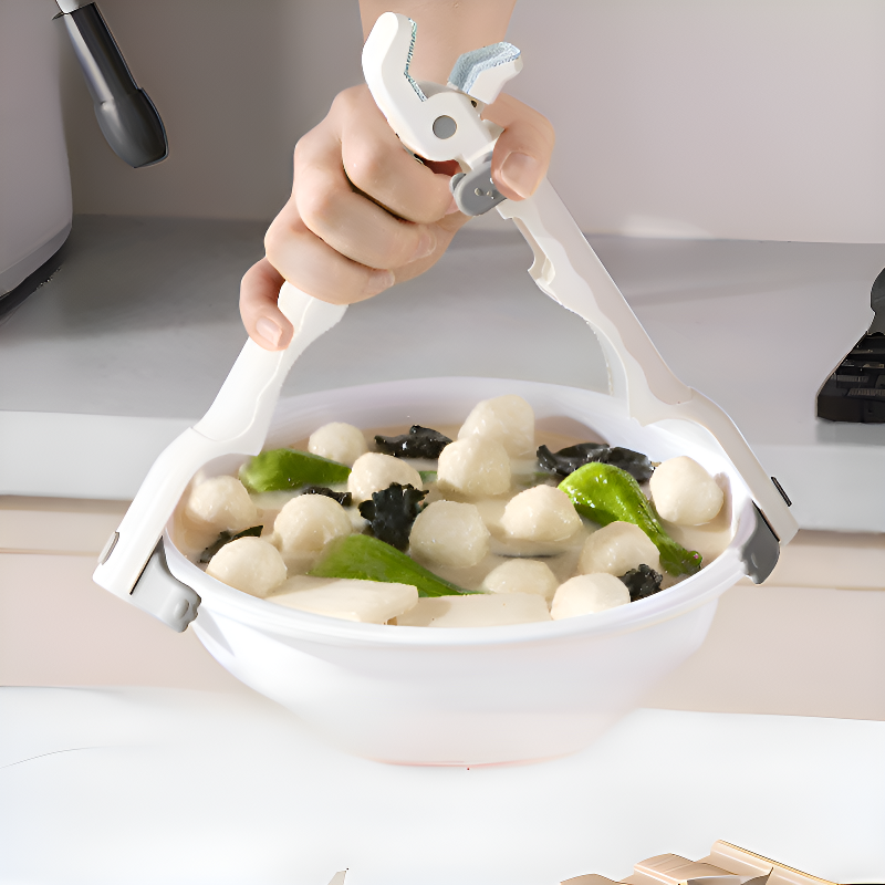 다기능 논슬립 그릇 집게