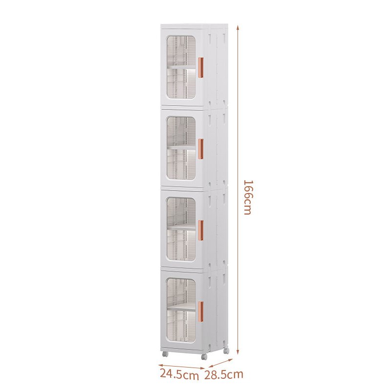 투명 틈새 수납장