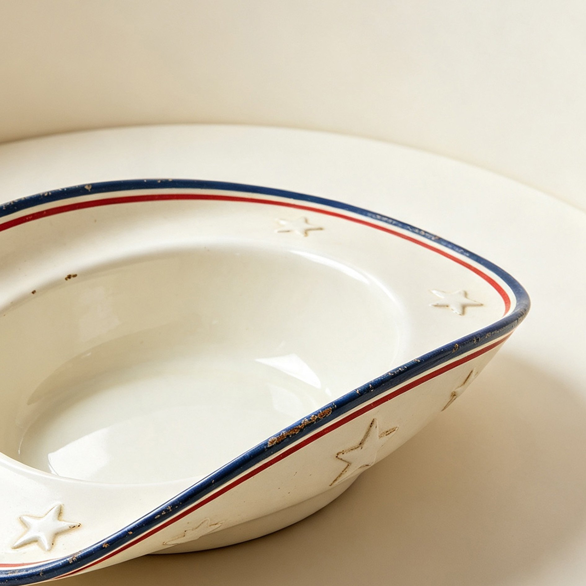 Cowboy Hat Ceramic Storage Tray