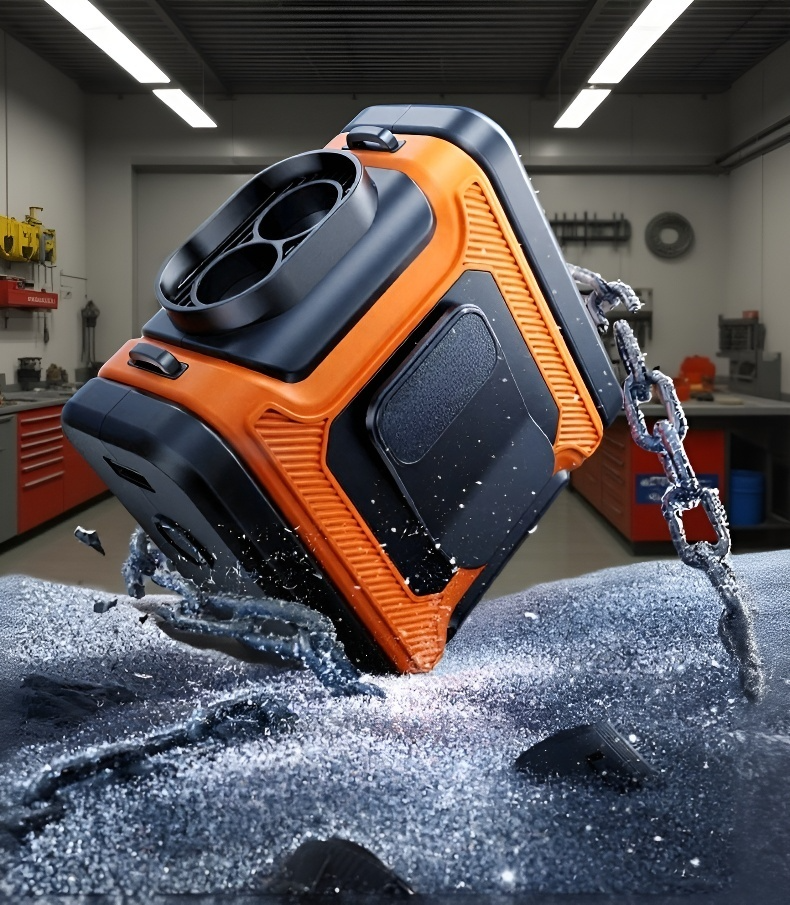 Leichter Ventilator zum Befestigen an der Taille