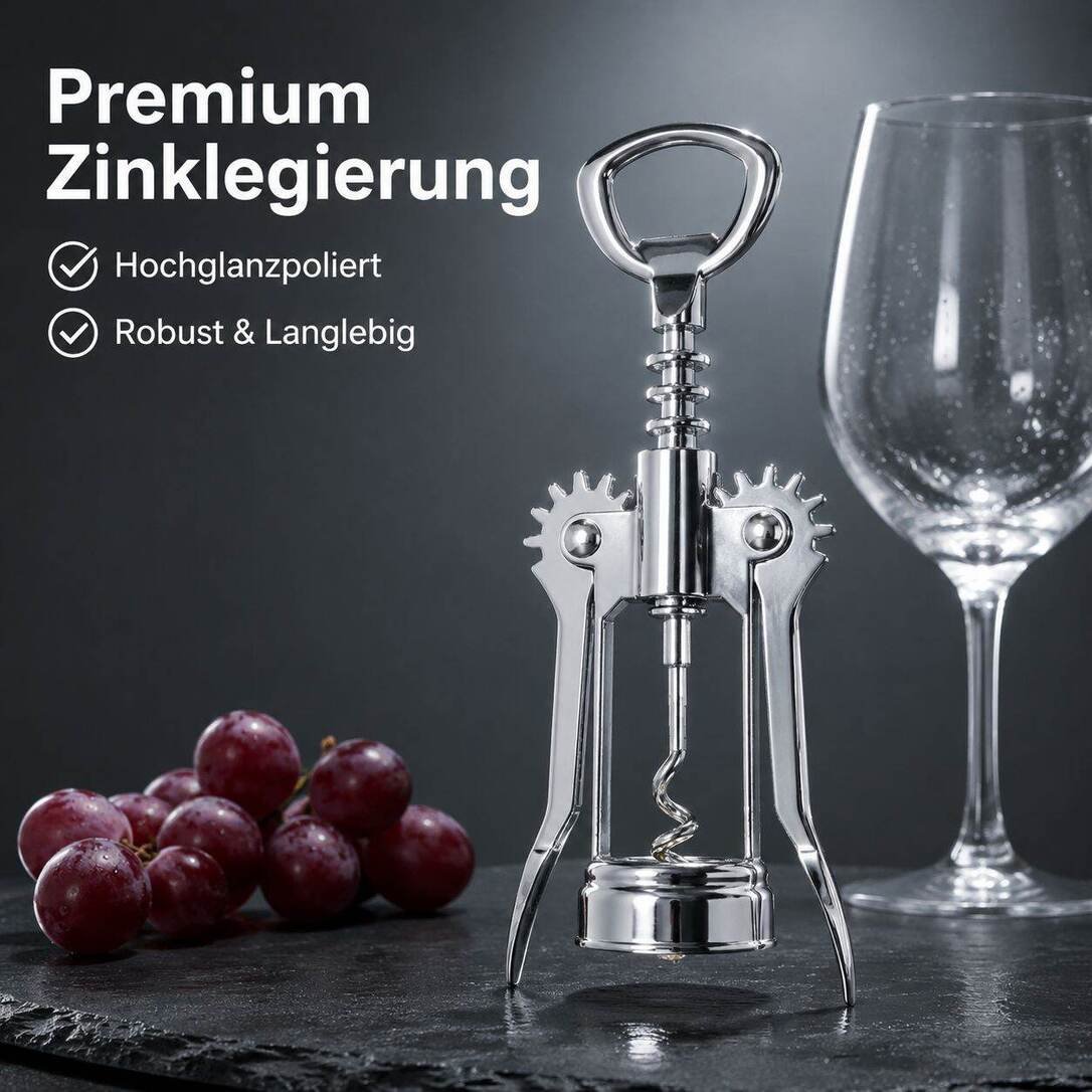 Multifunktionaler Weinöffner aus Zinklegierung für Familienfeiern