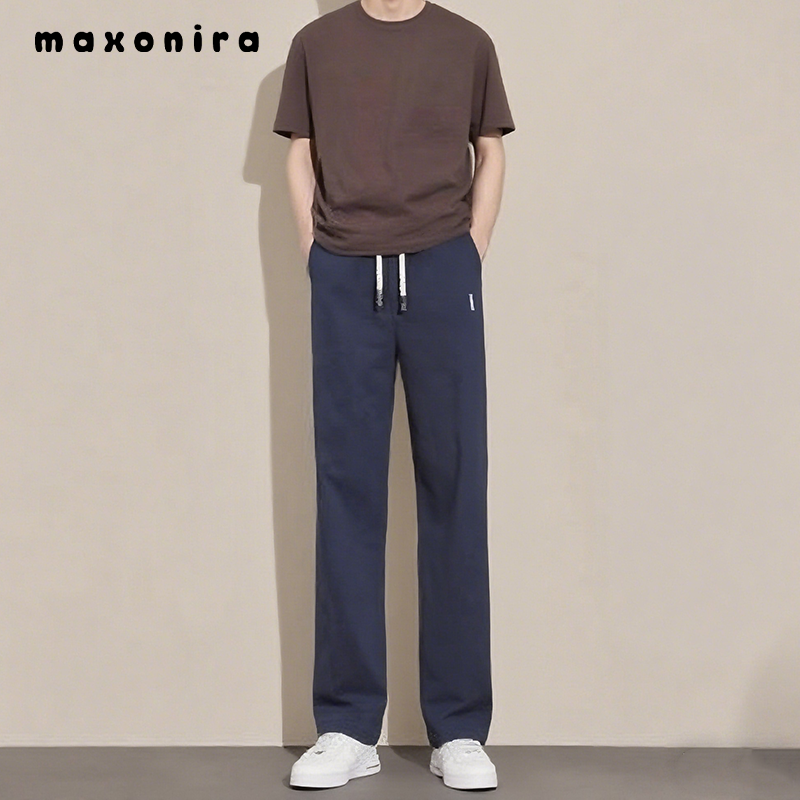 メンズネイビーブルーのズボン