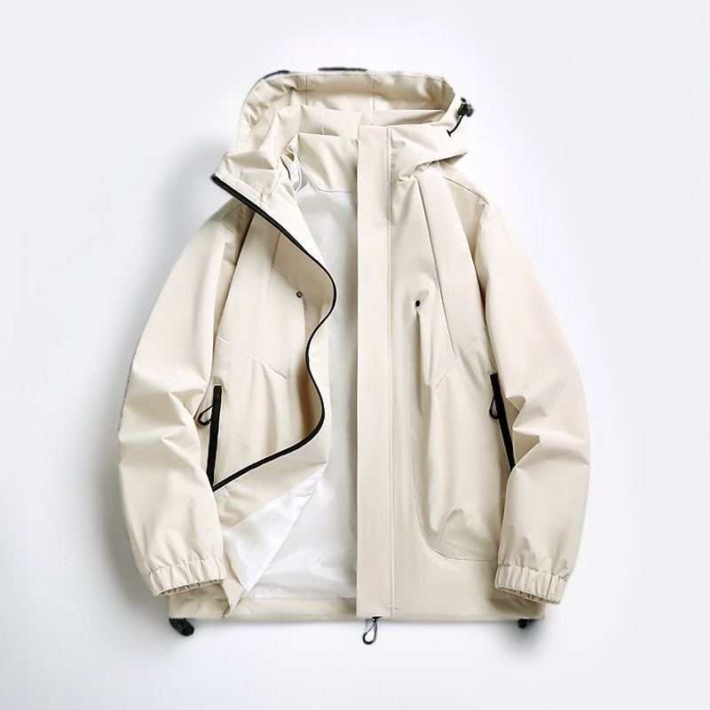 남성 아웃도어 트레이닝 봄가을 얇은 코트 방수 야상 트렌치코트 자켓 아웃도어 바람막이 트레이닝복