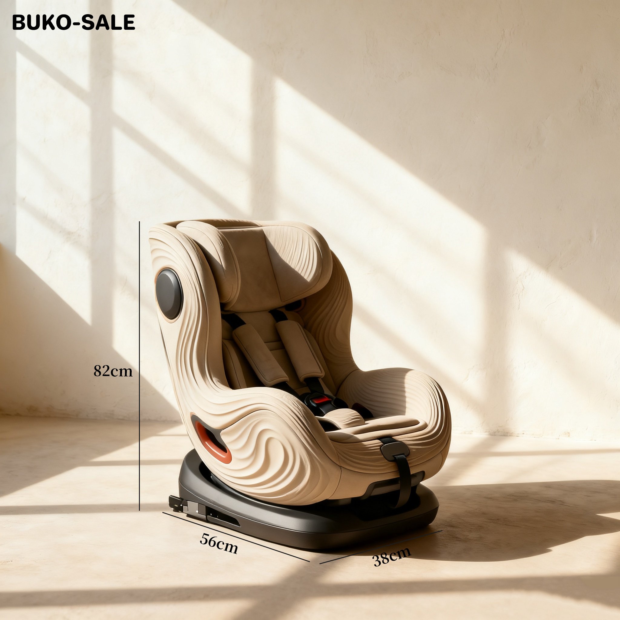 자동차에 설치된 아동용 카시트