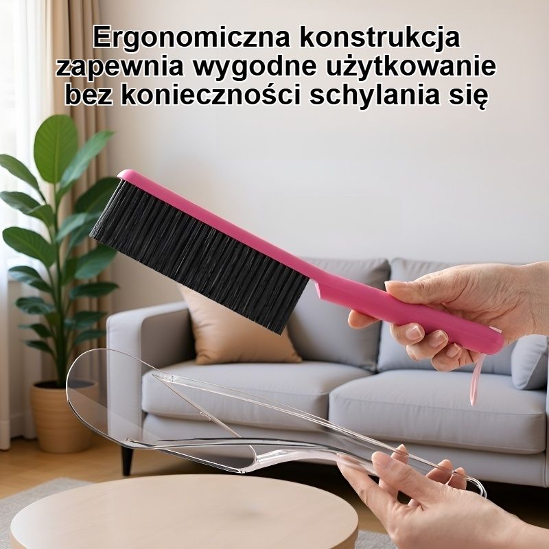 Podnośnik szczotkowy 2 w 1 obsługiwany jedną ręką