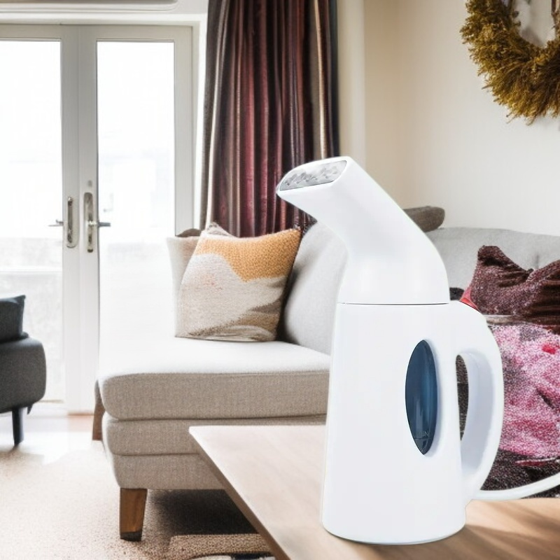 携帯衣類用スチームアイロン、強力浸透で衣類のシワを除去、旅行・オフィス用（EU）