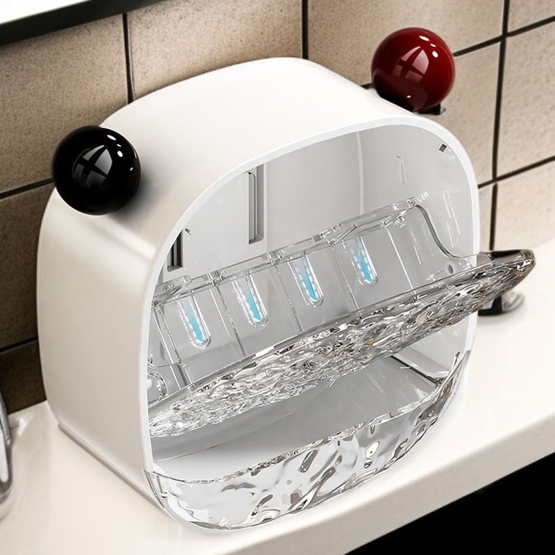 Space-saving wall mounted soap storage box