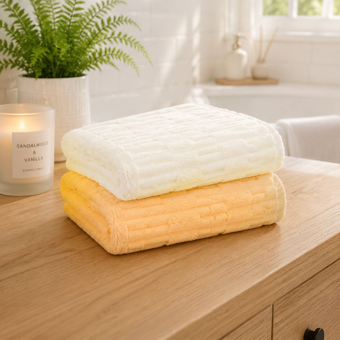 Thickened Cloud-Soft Absorbent Coral Fleece Towel
