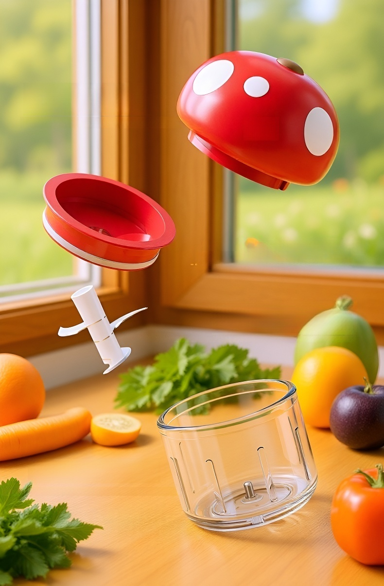 جهاز فرم الثوم الكهربائي مع تصميم عصري