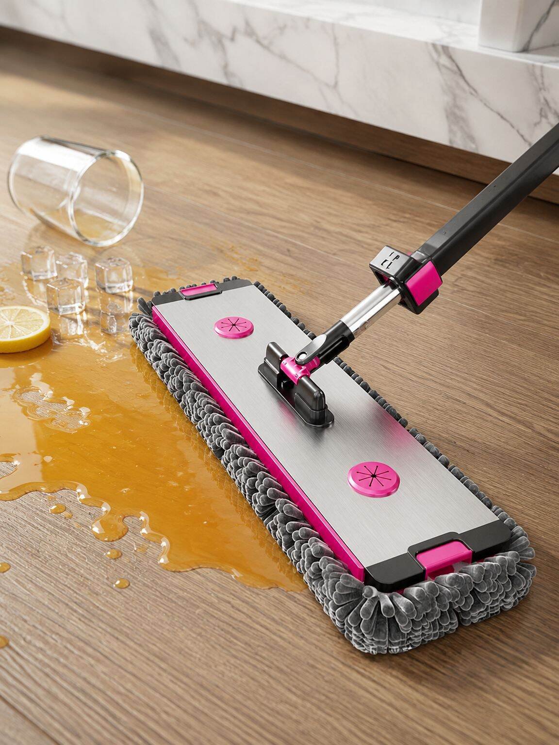 Reusable mop pad for efficient floor cleaning