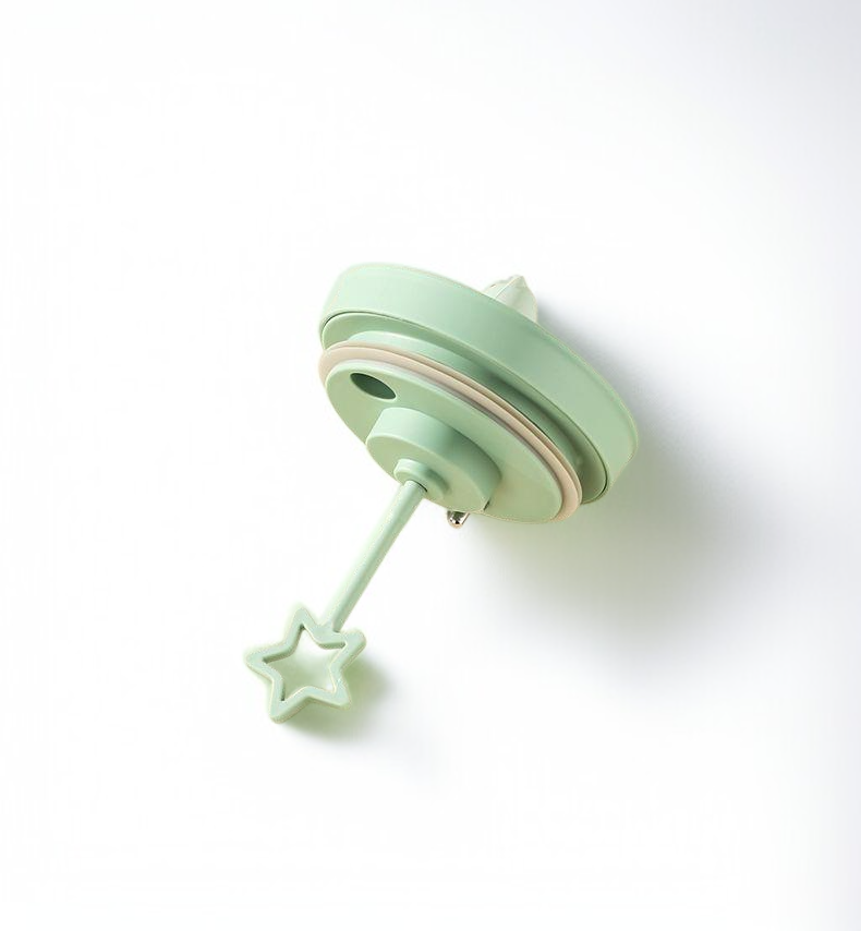 Vaso de oficina resistente con tapa y pajita