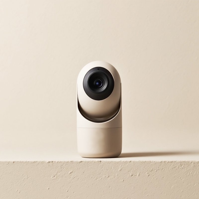 家庭用360度全方位監視カメラ本体の外観