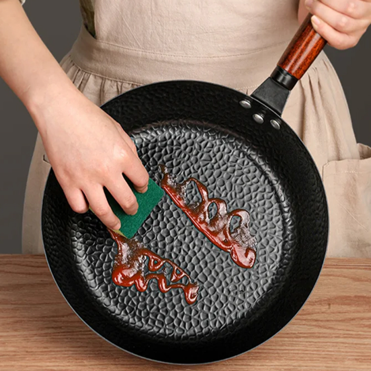 กระทะแบนแบบไม่เคลือบพกพาสะดวก