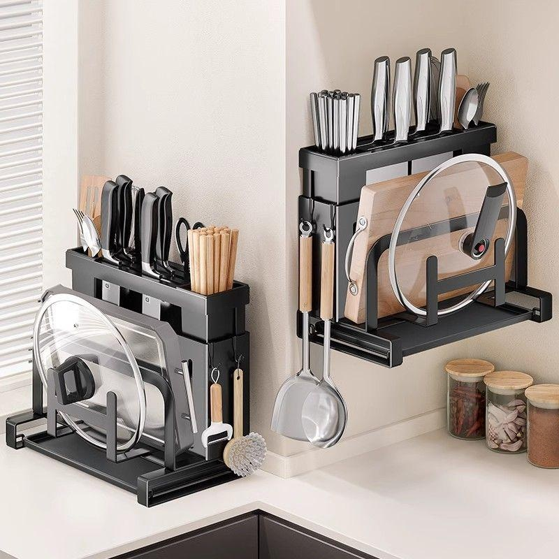 Multifunctional Kitchen Knife and Chopsticks Holder Rack