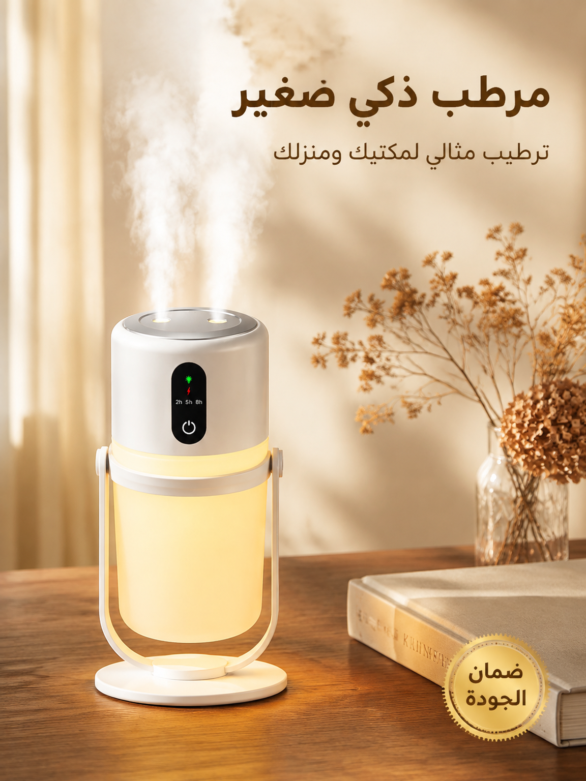 مرطب هواء ذكي صغير ومحمول للمكتب