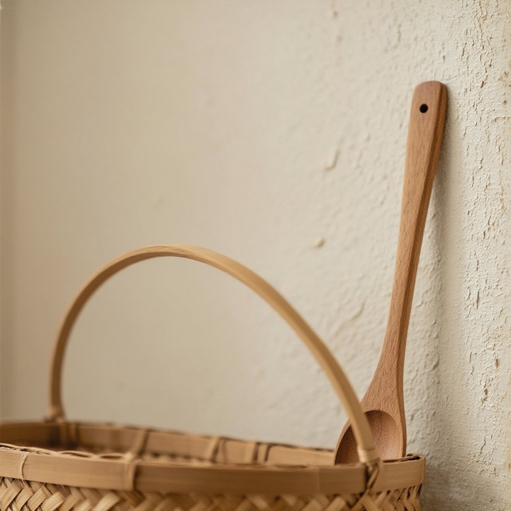  대나무 옷 수납 바구니 6개 세트