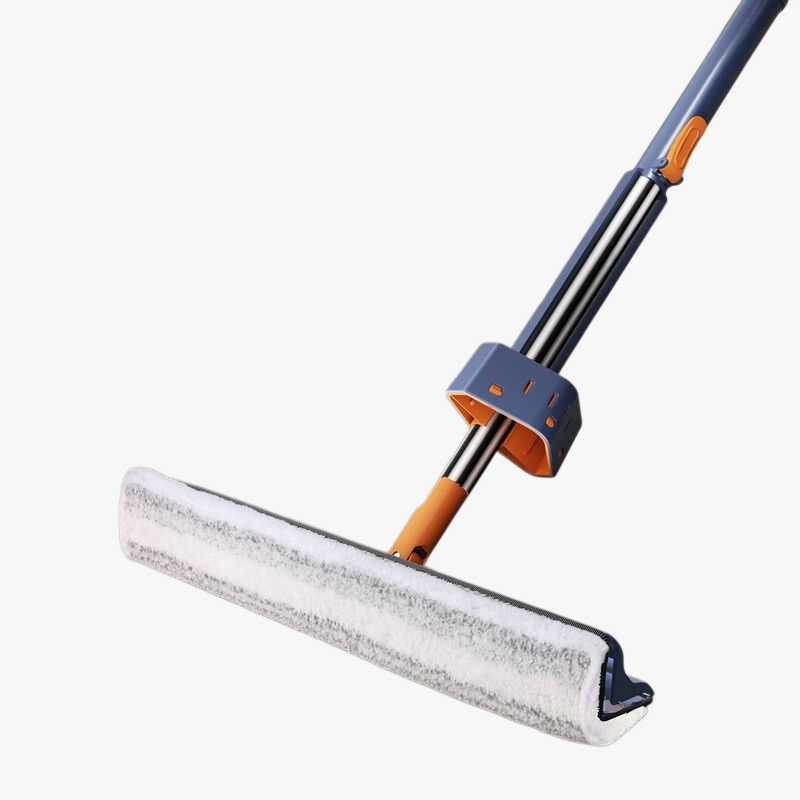 Household doublesided wet and dry dualuse mop