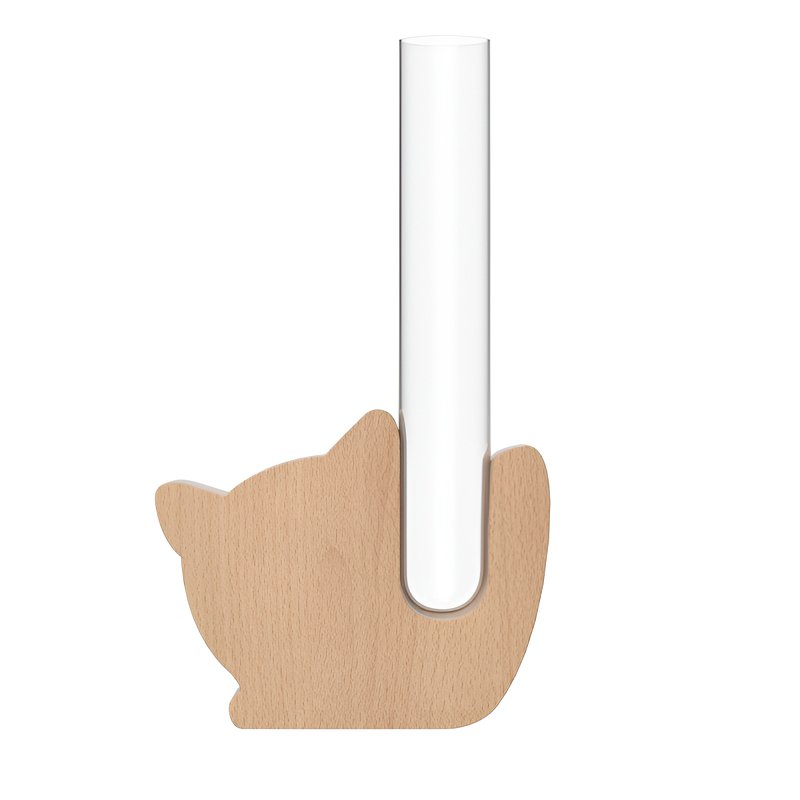 Magnetic test tube vase ornament