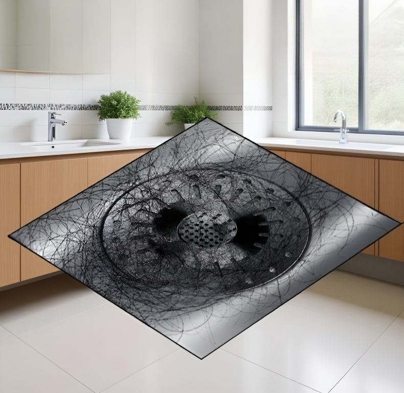 304 스테인리스 배수구의 내구성 강조 이미지