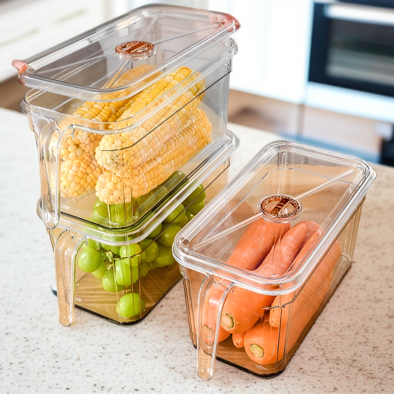 กล่องถนอมอาหารพลาสติกใสเกรดอาหารสำหรับแช่แข็ง