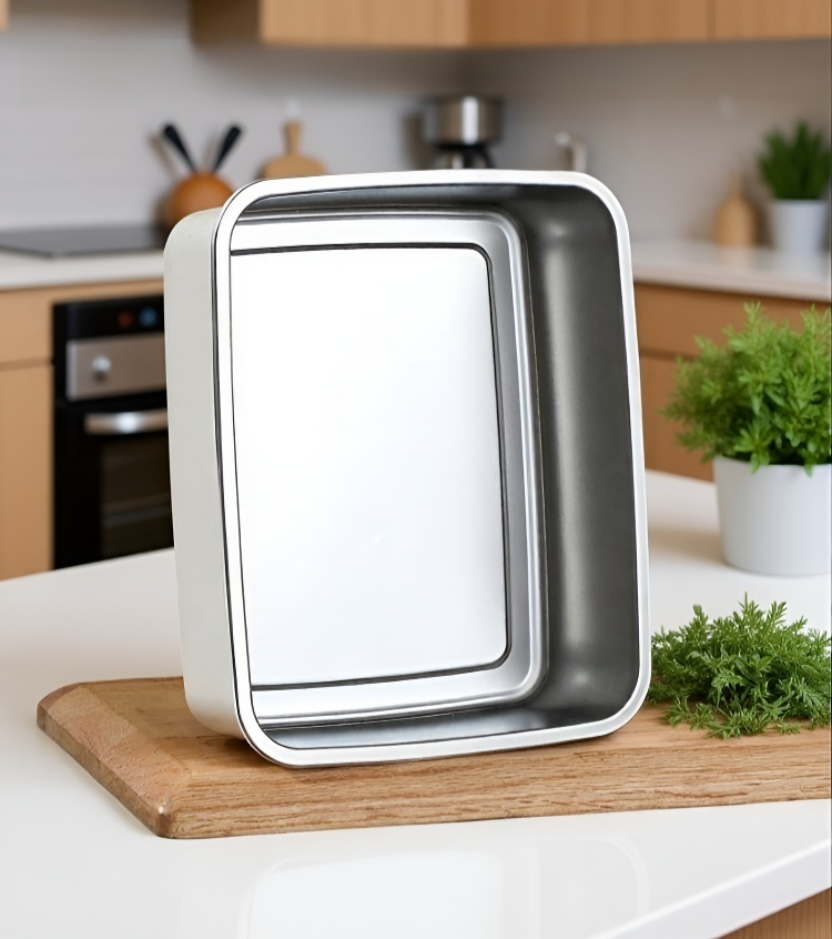 위생적이고 내구성 강한 스테인리스 용기