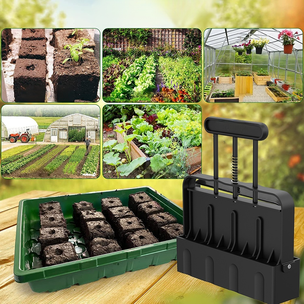 手動土壌圧縮機苗播種ツール