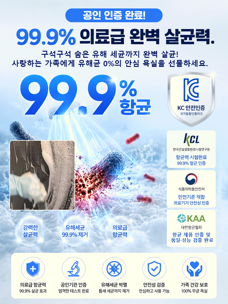 [뿌리는 순간 새것처럼] 다목적 욕실 세정제