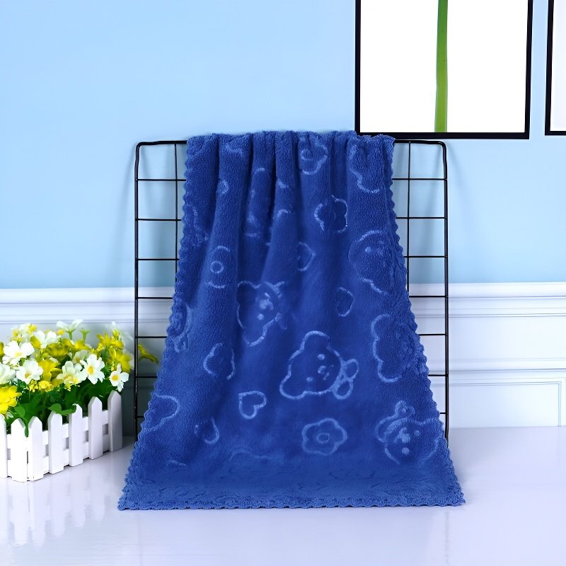 可愛小熊圖案毛巾