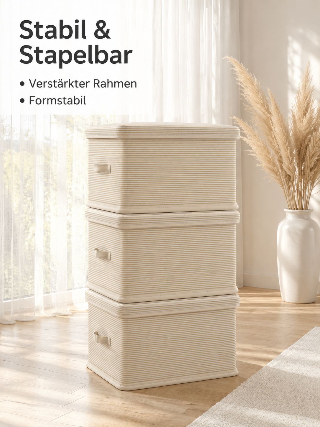 Aufbewahrungsbox mit Deckel für Kleidung