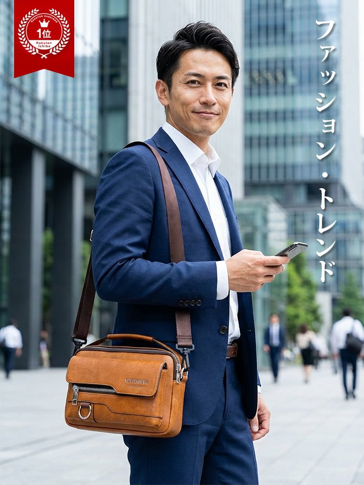 最高級ヌメ革 ボディバッグ メンズ 大容量 ショルダーバッグ 匠の技 日本職人仕上げ 10周年記念限定モデル [今だけ50%OFF・送料無料]