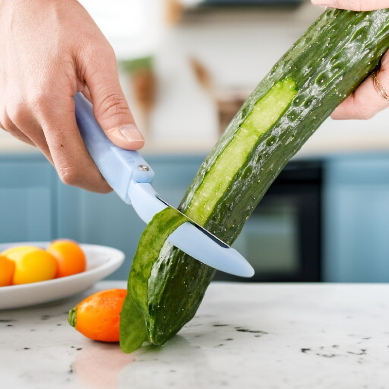 Foldable Portable Stainless Steel Paring Knife for Fruit and Kitchen Use