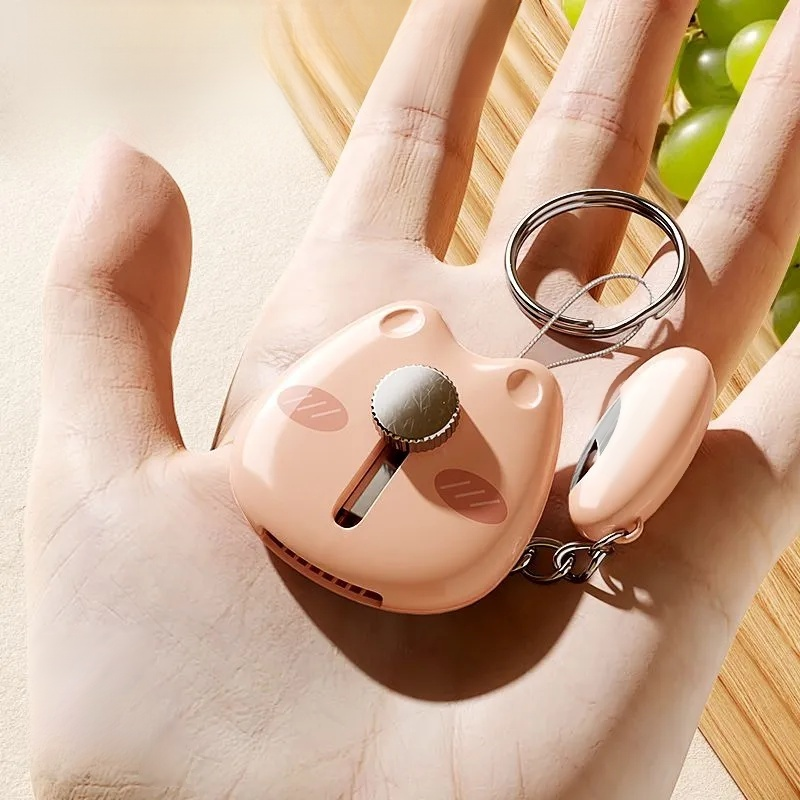 創意多功能鑰匙扣削皮器