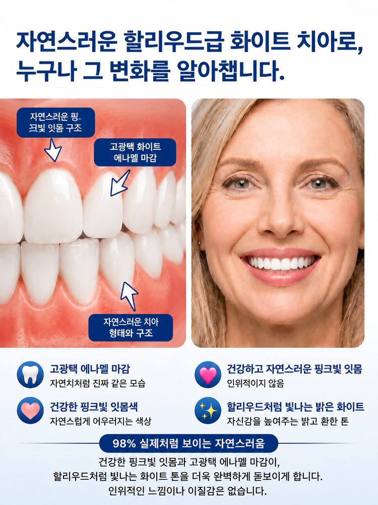 【영원한 미소】 강력 흡착 의료용 올커버 의치