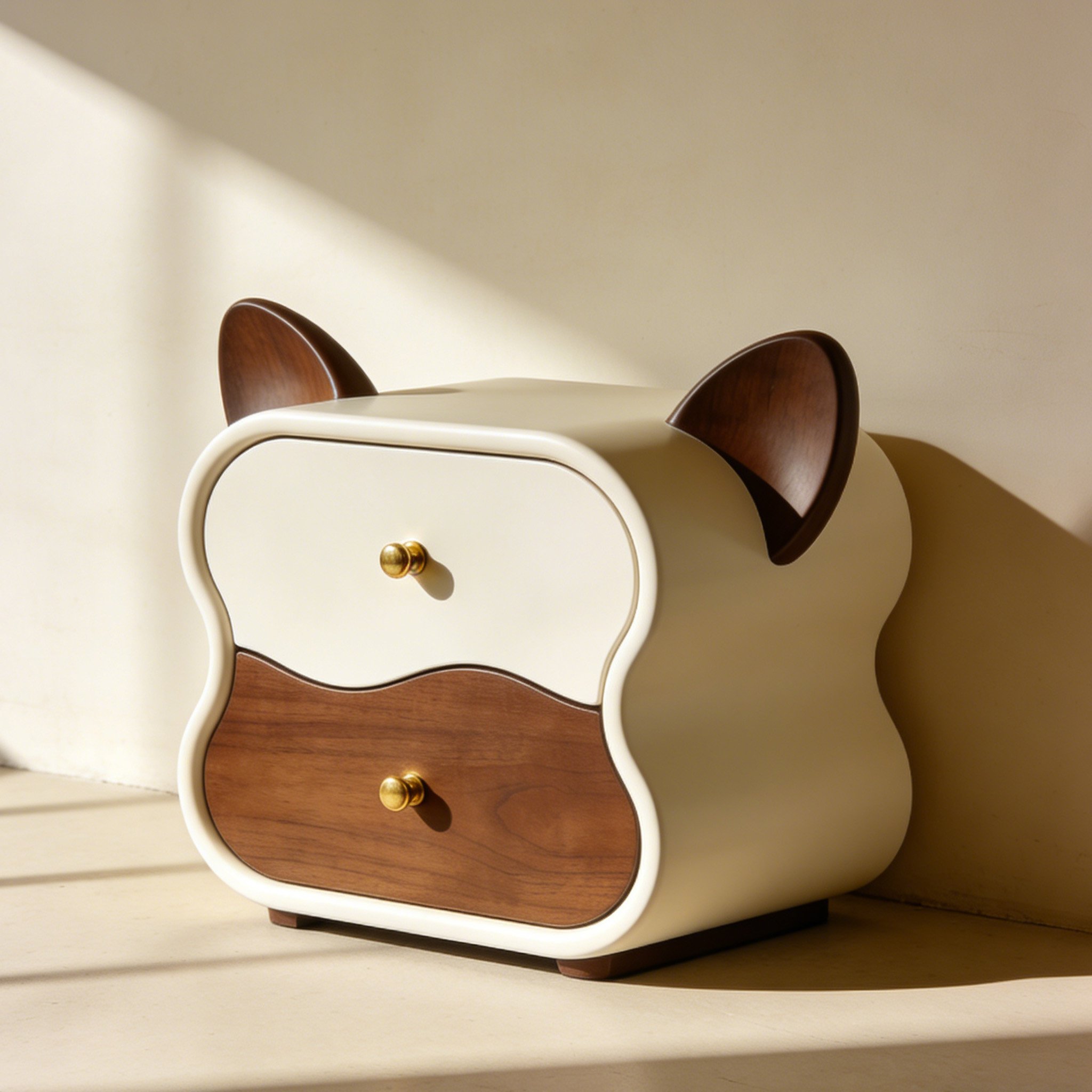ตู้เก็บของดีไซน์หูแมวสไตล์มินิมอล