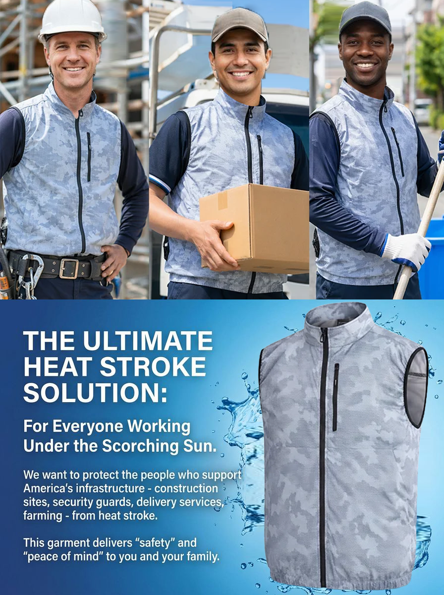 Rapid Cooling Air-Conditioned Fan Jacket