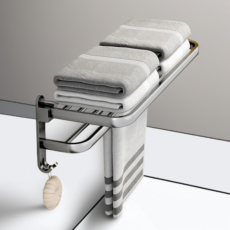 Wall Mounted Towel Rack for Hotel Kitchen Balcony Bathroom 