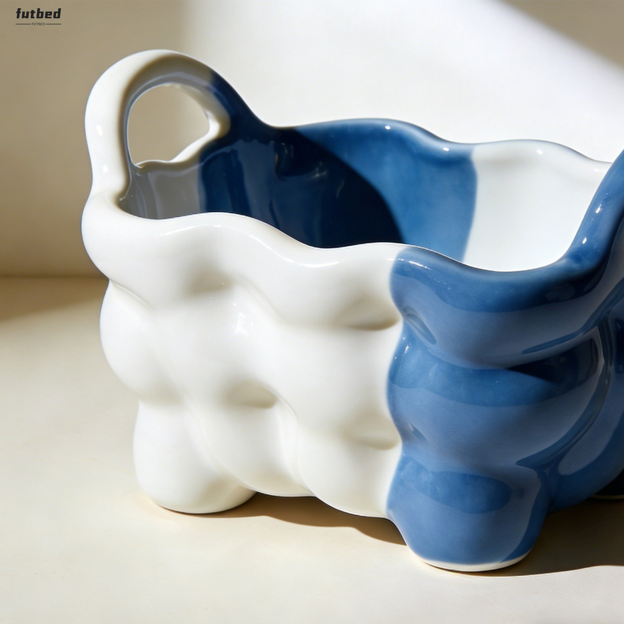 Decorative storage basket for modern home organization