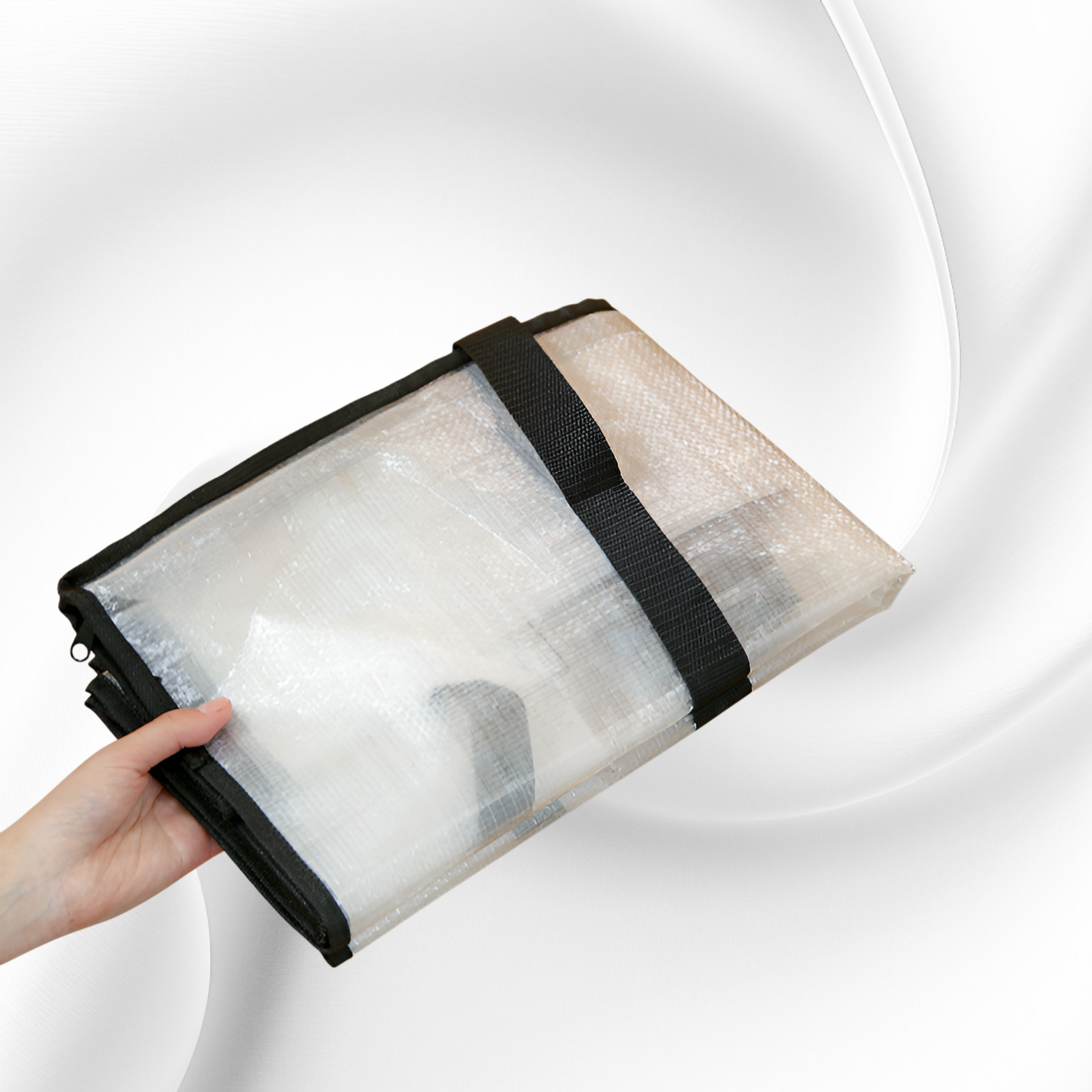 加厚加大搬家袋附提把，雙拉鍊設計，重型耐用收納袋