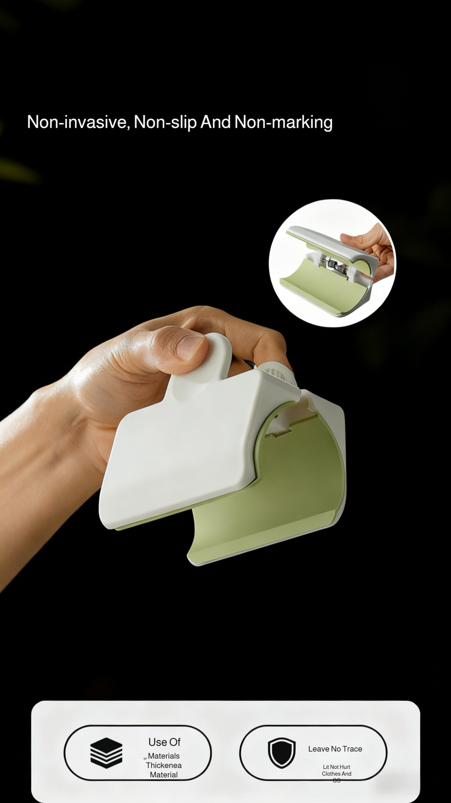 Strong quilt grip clamps preventing blanket slipping