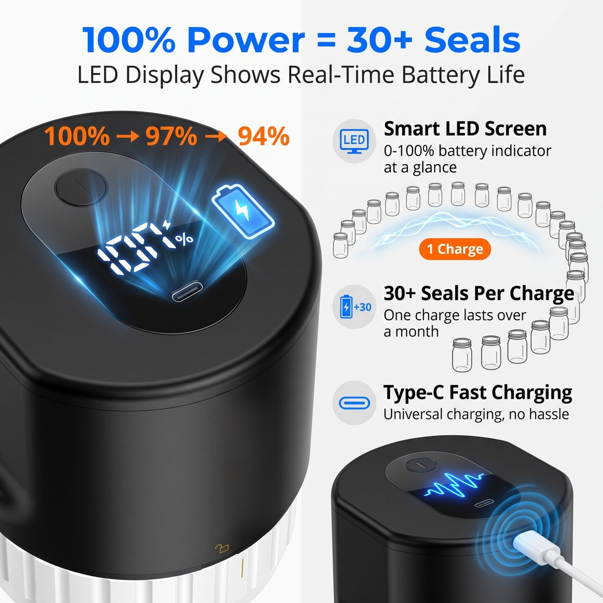 Small Electric Vacuum Sealer for Home Food Preservation