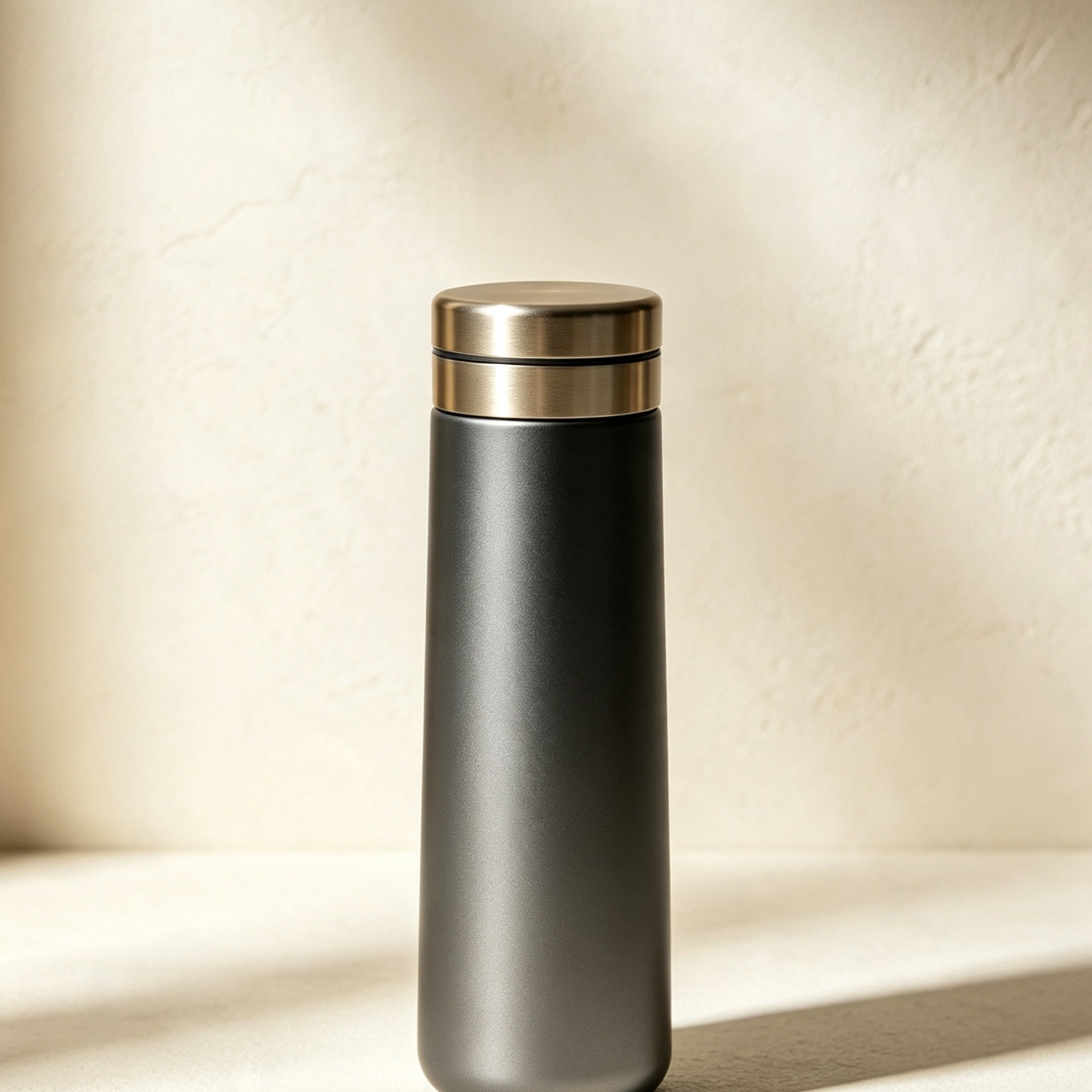 Metal-lid thermos