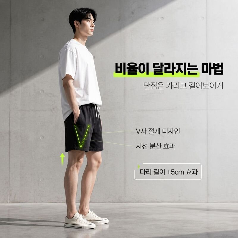 일본풍 남성 신상 플리츠 디자인 캐주얼 반바지
