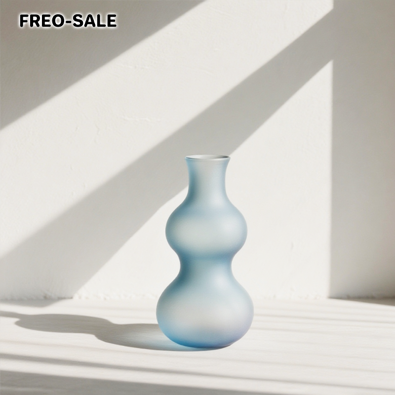 그라데이션 젖빛 유리 꽃병 (3개)