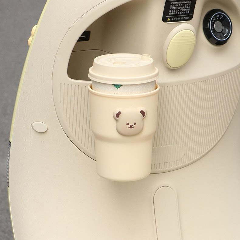 可愛小熊加厚穩固掛式水杯架