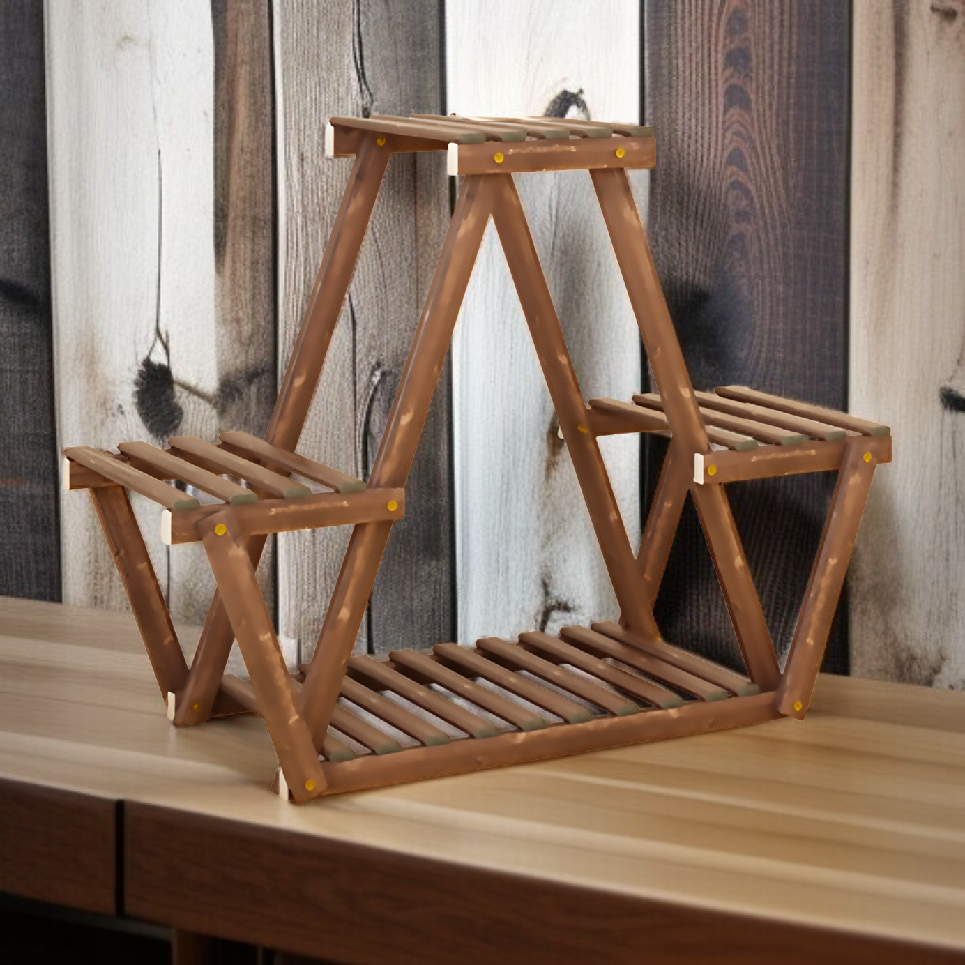 Mehrschichtiges bodenstehendes Blumenregal für den Innenbereich, Balkon, Wohnzimmer