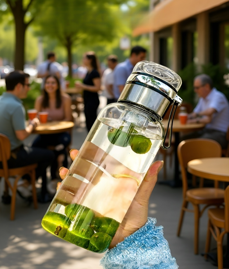 사무실에서 사용하는 대용량 유리컵